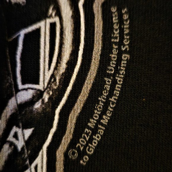 Motorhead Snaggletooth Logo metal rock Official T-Shirt 2XLT B&T NWT - Picture 4 of 4